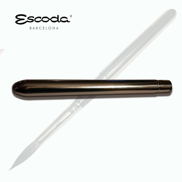Ecset - Escoda Ultimo Travel - szintetikus ecset, rövidnyelű, kerek, összecsukható nyéllel - 2-es méret Ecset - Escoda Ultimo Travel - szintetikus ecset, rövidnyelű, kerek, összecsukható nyéllel - 2-es méret
