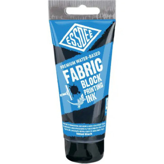 Linofesték textilre, prémium minőségű - ESSDEE Fabric Printing Ink White 100ml - Fehér