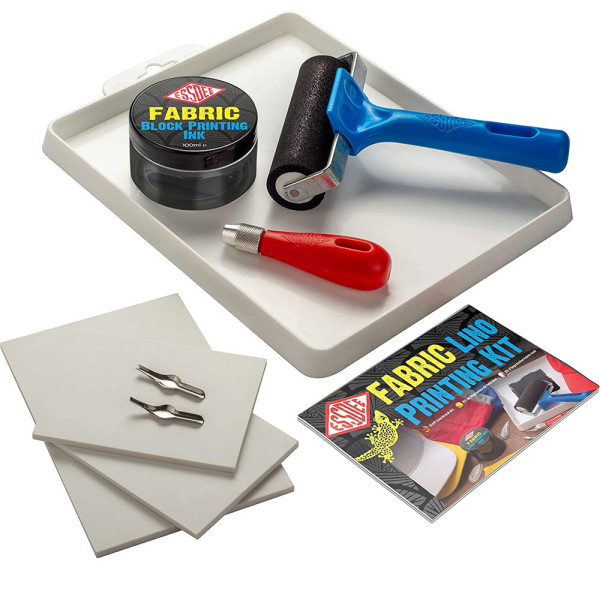 Művészlinókészlet - ESSDEE Fabric Lino Printing Kit - Textilnyomó készlet Művészlinókészlet - ESSDEE Fabric Lino Printing Kit - Textilnyomó készlet