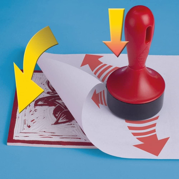 Művészlinókészlet - ESSDEE Lino Cutter and Stamp Carving Kit - 10 késsel és 5 körlinóval