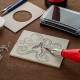 Művészlinókészlet - ESSDEE MasterCut Stamp Carving Kit - Linólapokkal és körlinóval Művészlinókészlet - ESSDEE MasterCut Stamp Carving Kit - Linólapokkal és körlinóval