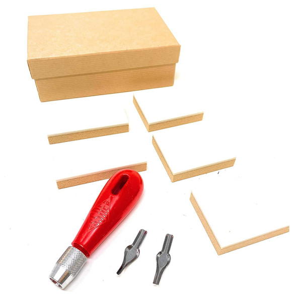 Művészlinókészlet - ESSDEE "Carve a" Stamp Kit - Nyomdakészítéshez Művészlinókészlet - ESSDEE "Carve a" Stamp Kit - Nyomdakészítéshez