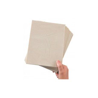 Puha művészlinó tábla, 3 mm vastag - ESSDEE SoftCut Block 75x75 mm