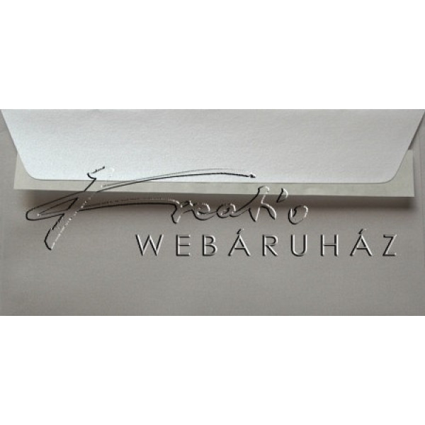 Galaxis silver star Gyöngyházfényű DL boríték csomag - 10 db, 22x11 cm