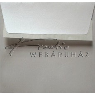 16x16 cm 120 gr Arany Vanília - Metálfényű Glamour négyzetes boríték - 10 db / csomag