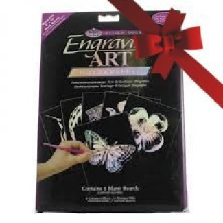 Karcfólia, holografikus karclap, 6 db-os - 12x17 cm