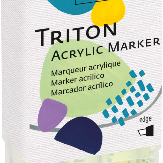 KREUL Triton Akril Marker készlet - Vágott (1-4 mm) Powerpack