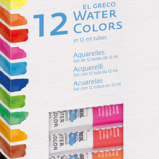 KREUL el Greco Akvarellfesték készlet - 12 x 12 ml