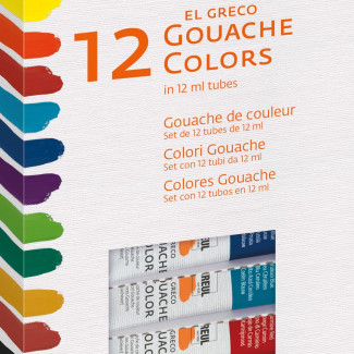 KREUL el Greco Temperafesték készlet - 12 x 12 ml