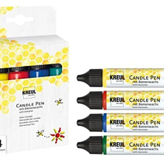 KREUL Gyertyatoll készlet 4 x 29 ml - Alapszínek