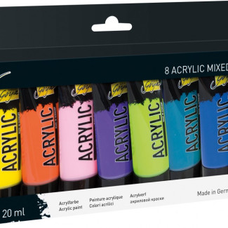 KREUL SOLO GOYA Akrilfesték készlet - 8 x 20 ml - Kiegészítő színek