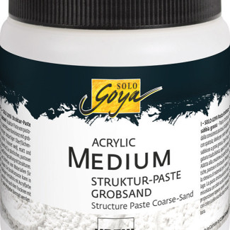 KREUL SOLO GOYA Medium Akrilhoz, tubusos, 250 ml - Struktúrapaszta, Durva homok