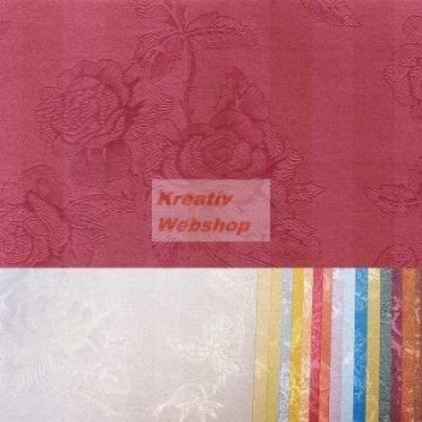 Domborított papír - Nagy rózsák, A4, 16 lap, 120gr.