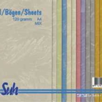 Domborított papír - Vad Struktúrák, A4 16 lap120gr.