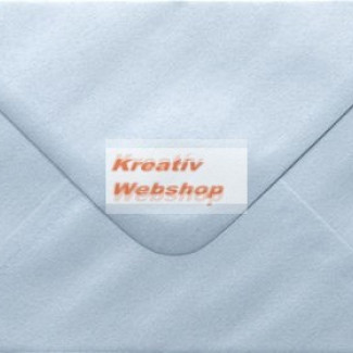 Boríték - Babakék színű Jázmin C6 Színes Boríték, Gyöngyház fényű 10 db