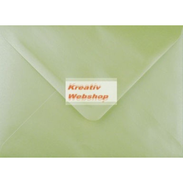 Boríték - Menta színű Jázmin C6 Színes Boríték, Gyöngyház fényű 10 db Boríték - Menta színű Jázmin C6 Színes Boríték, Gyöngyház fényű 10 db