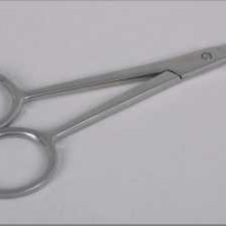 Balkezes olló - Mintavágó egyenes olló, 11 cm