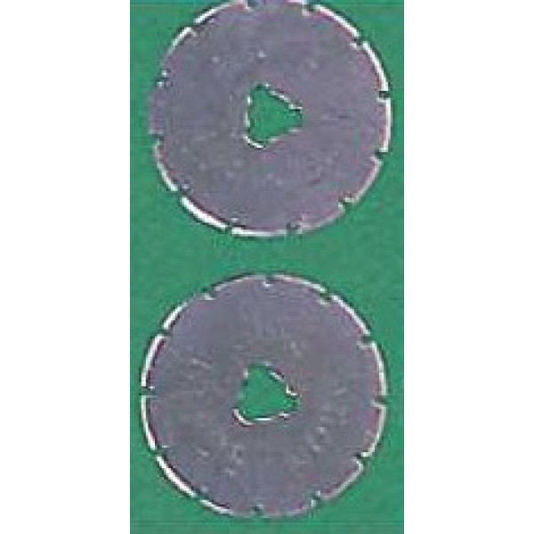 Körkés tartalék perforáló penge egyenes - 28 mm - 2db-os csomag - OLFA, DAFA, BLUE késekhez