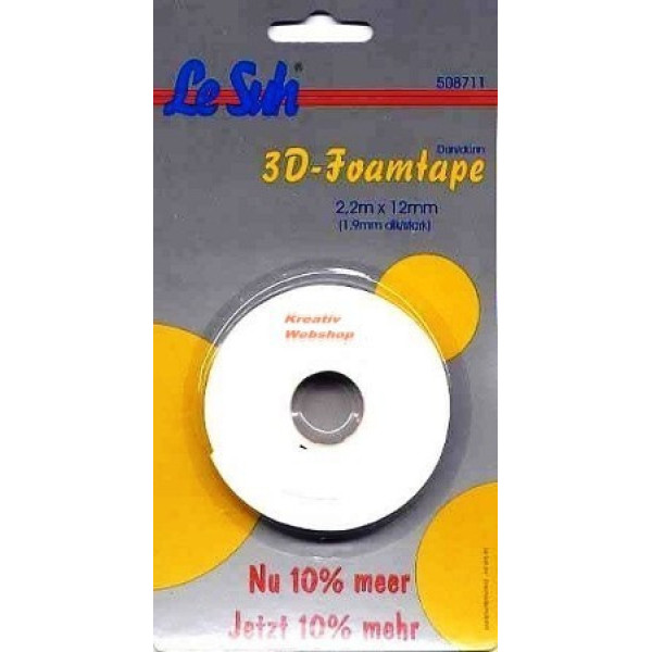 Ragasztócsík - 1,4mm 3D 12mm, 2,2m Ragasztócsík - 1,4mm 3D 12mm, 2,2m