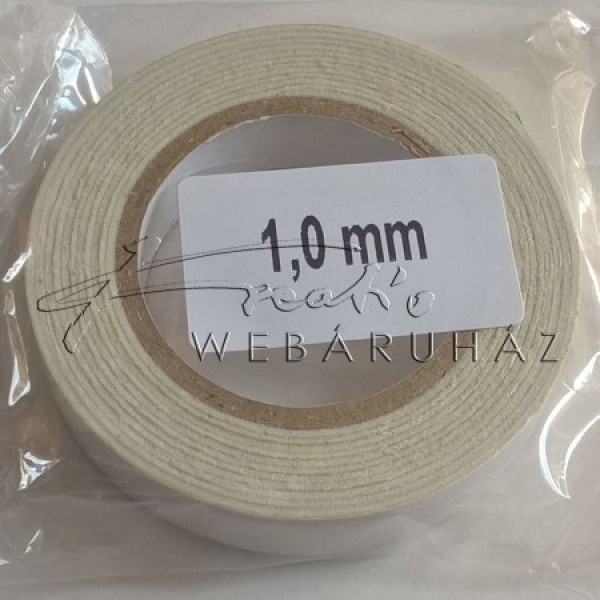 1mm vastag kétoldalas ragasztócsík 12mm széles