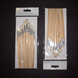 Sörte ecset készlet, 12 db-os, kerek - Le Suh