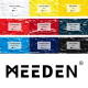 Akrilfesték készlet - MEEDEN Heavy Body Acrylic Paint Set, 9 Vibrant Colors 9x60 ml - Alapszínek