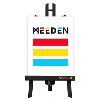 Asztali Festőállvány, fekete fenyő - MEEDEN A-Frame Tabletop Easel 40,5cm