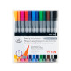 Royal Tűfilc 0,4 mm + Ecsetfilc készlet - Háromszög alakú tolltest - Royal Dual-Tip Fineliner + Brush Tip - 12 színű készlet Royal Tűfilc 0,4 mm + Ecsetfilc készlet - Háromszög alakú tolltest - Royal Dual-Tip Fineliner + Brush Tip - 12 színű készlet