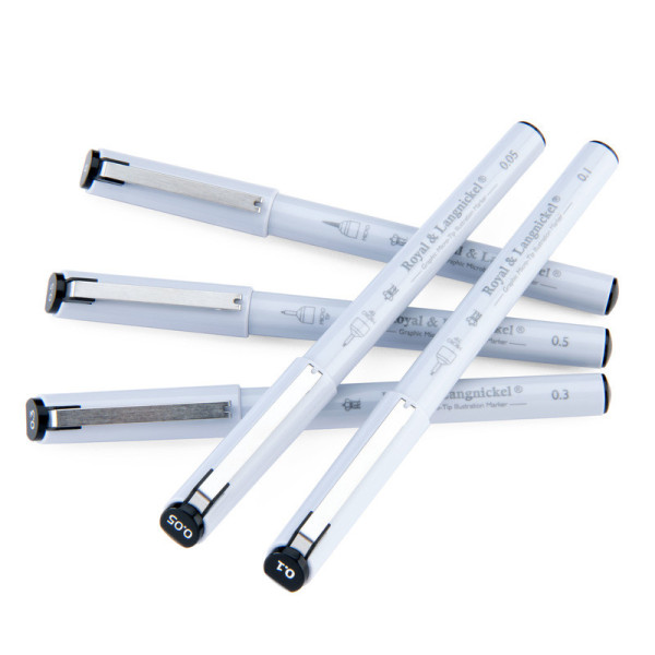 Royal Illusztrációs Pigment Marker készlet - Royal Pigment Markers - 5 db-os készlet Royal Illusztrációs Pigment Marker készlet - Royal Pigment Markers - 5 db-os készlet