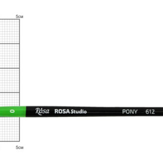 Művészecset - Rósa Studio Póniszőr kerek hegyes ecset - 0-s méret