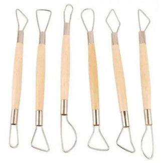 Formázó szerszám készlet - DK. Art - 6x2 db-os készlet - agyagozáshoz, kerámiához 11220