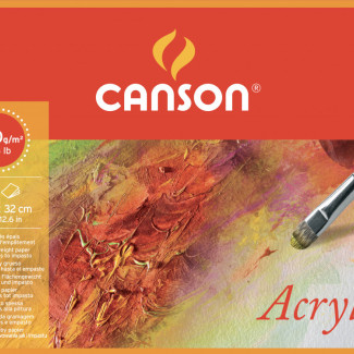 MONTVAL savmentes akvarell- és akril festő-tömb 100 % alfa cellulózból, (4-oldalt ragasztott) 400 gr, 10 ív, finom, 24 x 32 cm