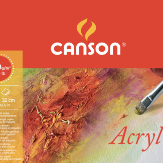 MONTVAL savmentes akvarell- és akril festő-tömb 100 % alfa cellulózból, (hosszú oldalán ragasztott) 400 gr, 50 ív, finom, 24 x 32 cm