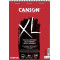 CANSON XL Olaj-Akril-tömb, vászonprégelt felület, röv. old. spirálkötött, mikroperforált 300g/m2 30 ív A4