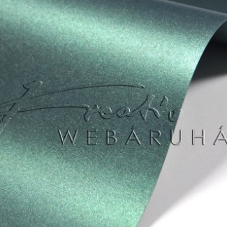 Metálfényű - Deep Forest metál csillogású karton 250gr - Kétoldalas, 30 x 20 cm - Sötétzöld színű Metálfényű - Deep Forest metál csillogású karton 250gr - Kétoldalas, 30 x 20 cm - Sötétzöld színű