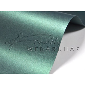 Metálfényű - Deep Forest metál csillogású karton 250gr - Kétoldalas, 30 x 20 cm - Sötétzöld színű Metálfényű - Deep Forest metál csillogású karton 250gr - Kétoldalas, 30 x 20 cm - Sötétzöld színű