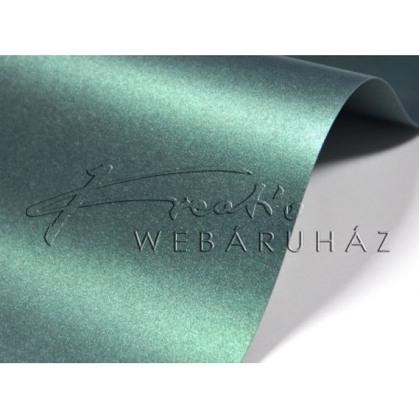 Metálfényű - Deep Forest metál csillogású karton 250gr - Kétoldalas, 30 x 20 cm - Sötétzöld színű Metálfényű - Deep Forest metál csillogású karton 250gr - Kétoldalas, 30 x 20 cm - Sötétzöld színű