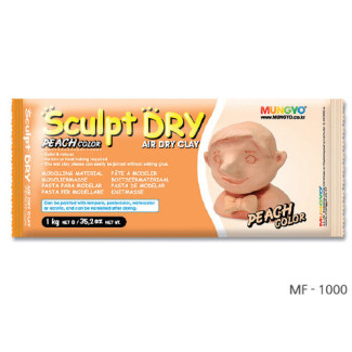 Modellező Agyag - Modeling Clay - MUNGYO Sculpt Dry - Barack színű, 500 gr