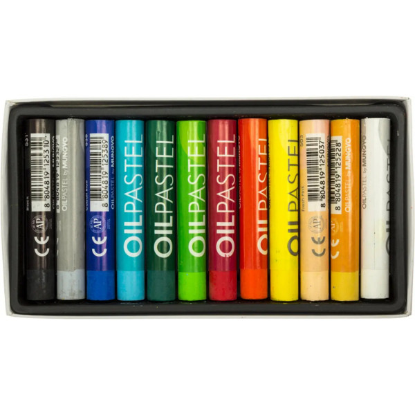 Olajpasztell készlet - Mungyo Oil Pastels for Artists - 12 színű készlet