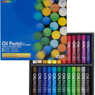 Olajpasztell készlet - Mungyo Oil Pastels for Artists - 24 színű készlet