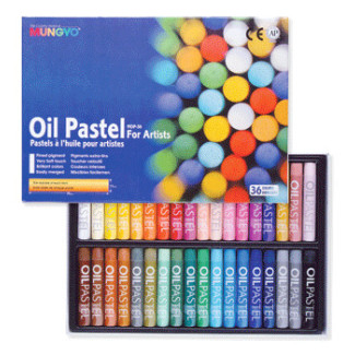 Olajpasztell készlet - Mungyo Oil Pastels for Artists - 36 színű készlet