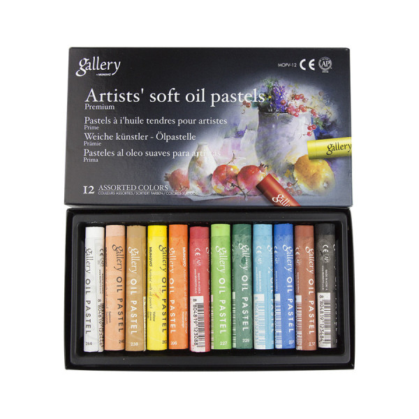 Olajpasztell készlet - Mungyo Soft Oil Pastels for Artists - 12 színű készlet