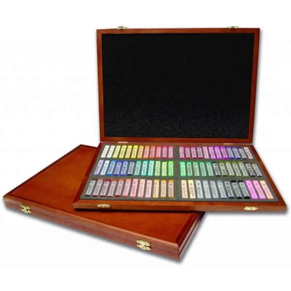 Pasztellkréta készlet - Mungyo Gallery Artists' Soft pastels 72db - HASÁB - Díszes fadobozos Ajándékkészlet Pasztellkréta készlet - Mungyo Gallery Artists' Soft pastels 72db - HASÁB - Díszes fadobozos Ajándékkészlet