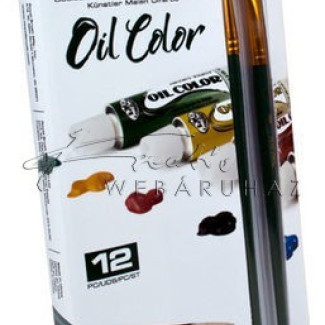Olajfesték készlet 2 db ecsettel - Royal 12 x 12 ml
