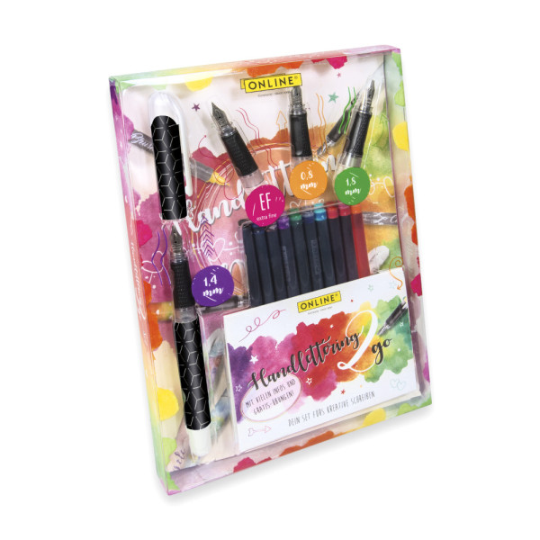 Set Handlettering Black Style - Töltőtoll készlet