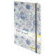 Bullet Journal Blue Flowers - pontozott, A5 Bullet Journal Blue Flowers - pontozott, A5