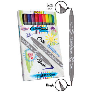 Calli.Brush Pen Double Tip 10 db-os készlet
