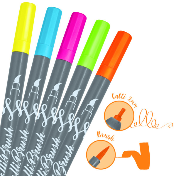 Calli.Brush Set Neon