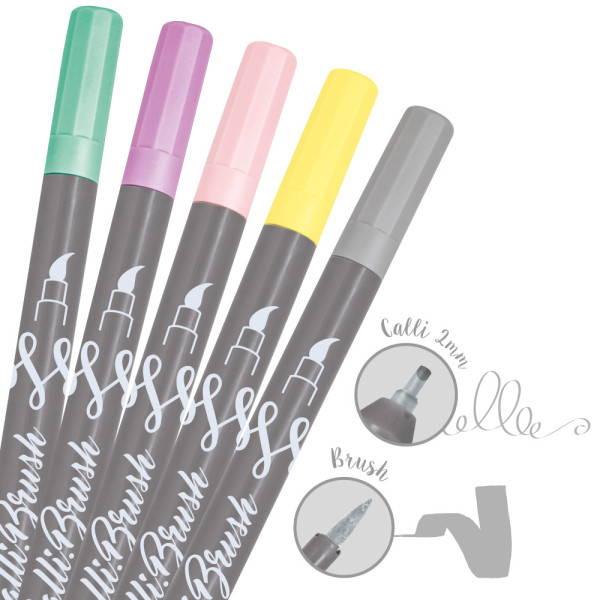 Calli.Brush Set Pastel