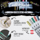 Calli.Brush Metallic szett - Kétvégű marker készlet, 5 színű - 2,5 mm hegy + ecsetfilc hegy - Bambusz dobozban Calli.Brush Metallic szett - Kétvégű marker készlet, 5 színű - 2,5 mm hegy + ecsetfilc hegy - Bambusz dobozban